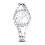 Swarovski Hyperbola bangle rannekello, hopeanväri ja siniset kristallit, 5715463