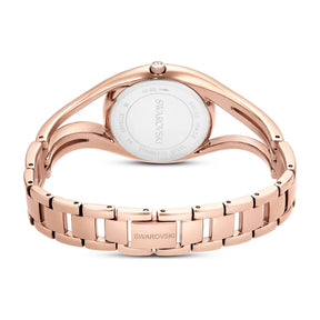 Swarovski Hyperbola bangle rannekello, ruusukullanväri ja kirkkaat kristallit, 5715465