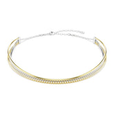 Swarovski Hyperbola kaulakoru, kaksivärinen metalli ja kirkkaat zirkonit, 5752851