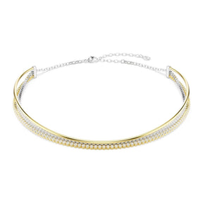 Swarovski Hyperbola kaulakoru, kaksivärinen metalli ja kirkkaat zirkonit, 5752851