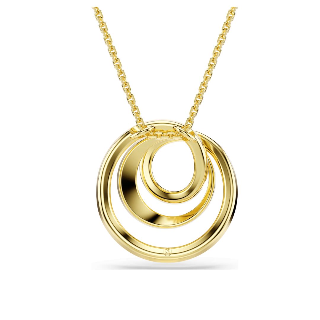 Swarovski Hyperbola kaulakoru, keltakullattu ja kirkkaat kristallit, 5740410