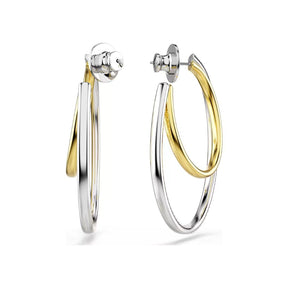 Swarovski Hyperbola korvakorut, keltakullanväri ja kirkkaat kristallit 5702400