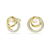 Swarovski Hyperbola korvakorut, keltakullattu ja kirkkaat zirkonit ja kristallit, 5740407