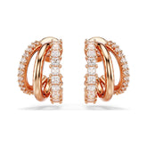 Swarovski Hyperbola korvakorut, ruusukullanväri ja kirkkaat kristallit 5698702