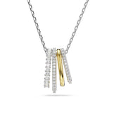Swarovski Hyperbola korvakorut, vaalea metalli, keltakullanväri ja kirkkaat kristallit 5696626