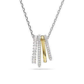 Swarovski Hyperbola korvakorut, vaalea metalli, keltakullanväri ja kirkkaat kristallit 5696626