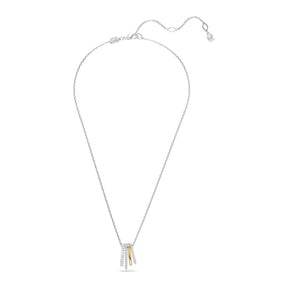 Swarovski Hyperbola korvakorut, vaalea metalli, keltakullanväri ja kirkkaat kristallit 5696626