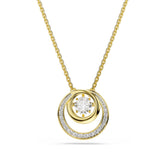 Swarovski Hyperbola riipus, keltakullattu ja kirkkaat zirkonit ja kristallit, 5738248