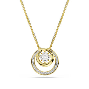 Swarovski Hyperbola riipus, keltakullattu ja kirkkaat zirkonit ja kristallit, 5738248