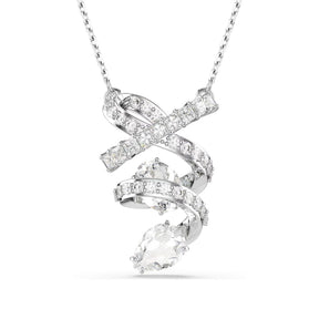 Swarovski Hyperbola riipus, vaalea metalli ja kirkkaat kristallit 5698547