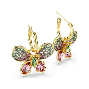 Swarovski Idyllia Butterfly korvakorut, keltakullanväri ja eriväriset kristallit, 5709953