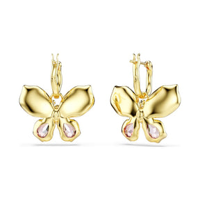 Swarovski Idyllia Butterfly korvakorut, keltakullanväri ja eriväriset kristallit, 5709953