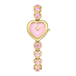 Swarovski Idyllia Heart rannekello, kullansävy ja sydänkristalliranneke, 5741519