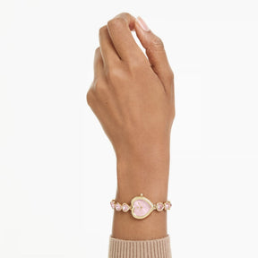 Swarovski Idyllia Heart rannekello, kullansävy ja sydänkristalliranneke, 5741519