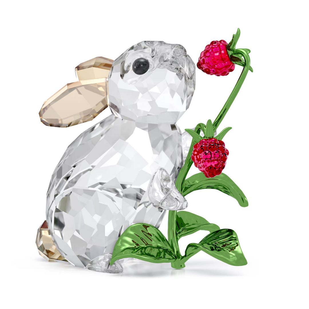 Swarovski Idyllia Rabbit and Raspberries Crystal Ornament 5702437