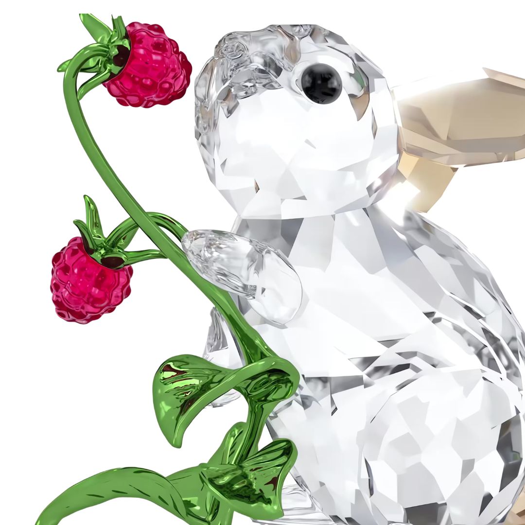 Swarovski Idyllia Rabbit and Raspberries -kristallikoriste 5702437