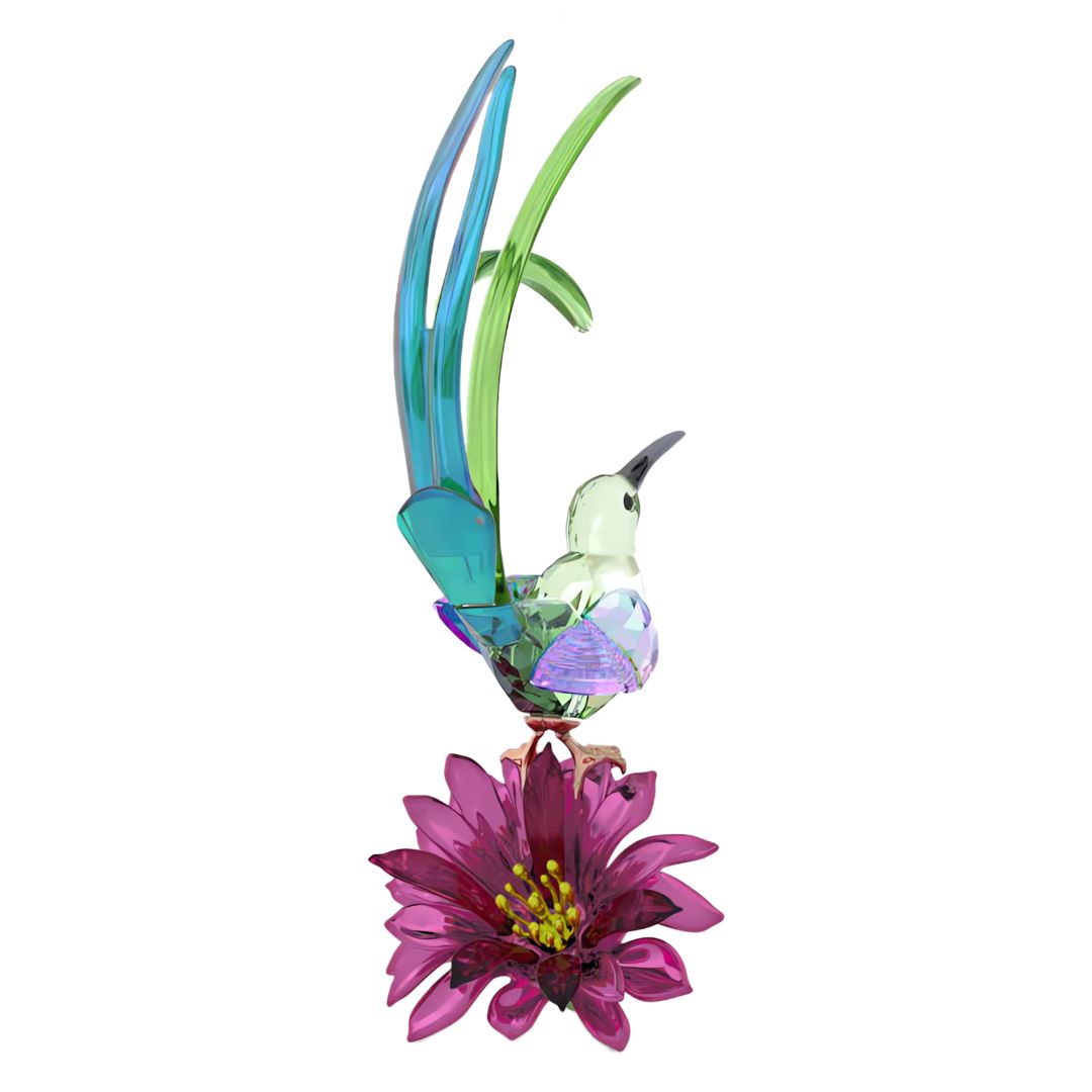 Swarovski Idyllia Sugarbird and Cactus Flower -kristallikoriste 5675166