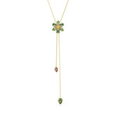 Swarovski Idyllia Y riipus, keltakullattu ja eri väriset kristallit, 5717158