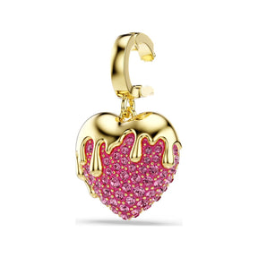 Swarovski Idyllia charm, keltakullattu ja vaaleanpunaiset kristallit, 5742953