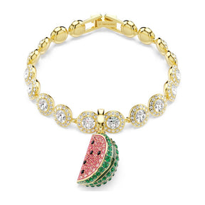 Swarovski Idyllia charm, keltakullattu ja eriväriset kristallit, 5743134