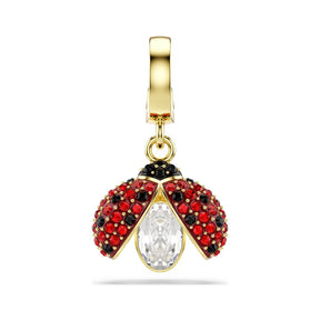 Swarovski Idyllia charm, keltakullattu ja eriväriset kristallit, 5743138
