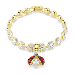 Swarovski Idyllia charm, keltakullattu ja eriväriset kristallit, 5743138