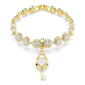 Swarovski Idyllia charm, keltakullattu ja kirkkaat zirkonit, 5742959