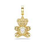 Swarovski Idyllia charm, keltakullattu ja kullansävyiset kristallit, 5743147