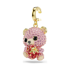 Swarovski Idyllia charm, keltakullattu ja vaaleanpunaiset kristallit, 5738357