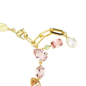 Swarovski Idyllia rannekoru, keltakullattu, eriväriset kristallit ja zirkonit, 5742683