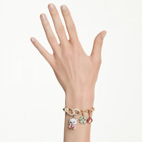 Swarovski Idyllia rannekoru, keltakullattu, eriväriset kristallit ja zirkonit, 5742683