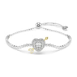 Swarovski Idyllia rannekoru, keltakullattu ja kirkkaat zirkonit, 5742022