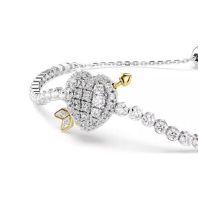 Swarovski Idyllia rannekoru, keltakullattu ja kirkkaat zirkonit, 5742022