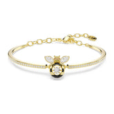 Swarovski Idyllia rannerengas, keltakullattu, kirkkaat zirkonit ja kristallit, 5742679