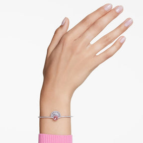 Swarovski Idyllia rannerengas, vaaleanpunainen ja kirkkaat kristallit, 5680298
