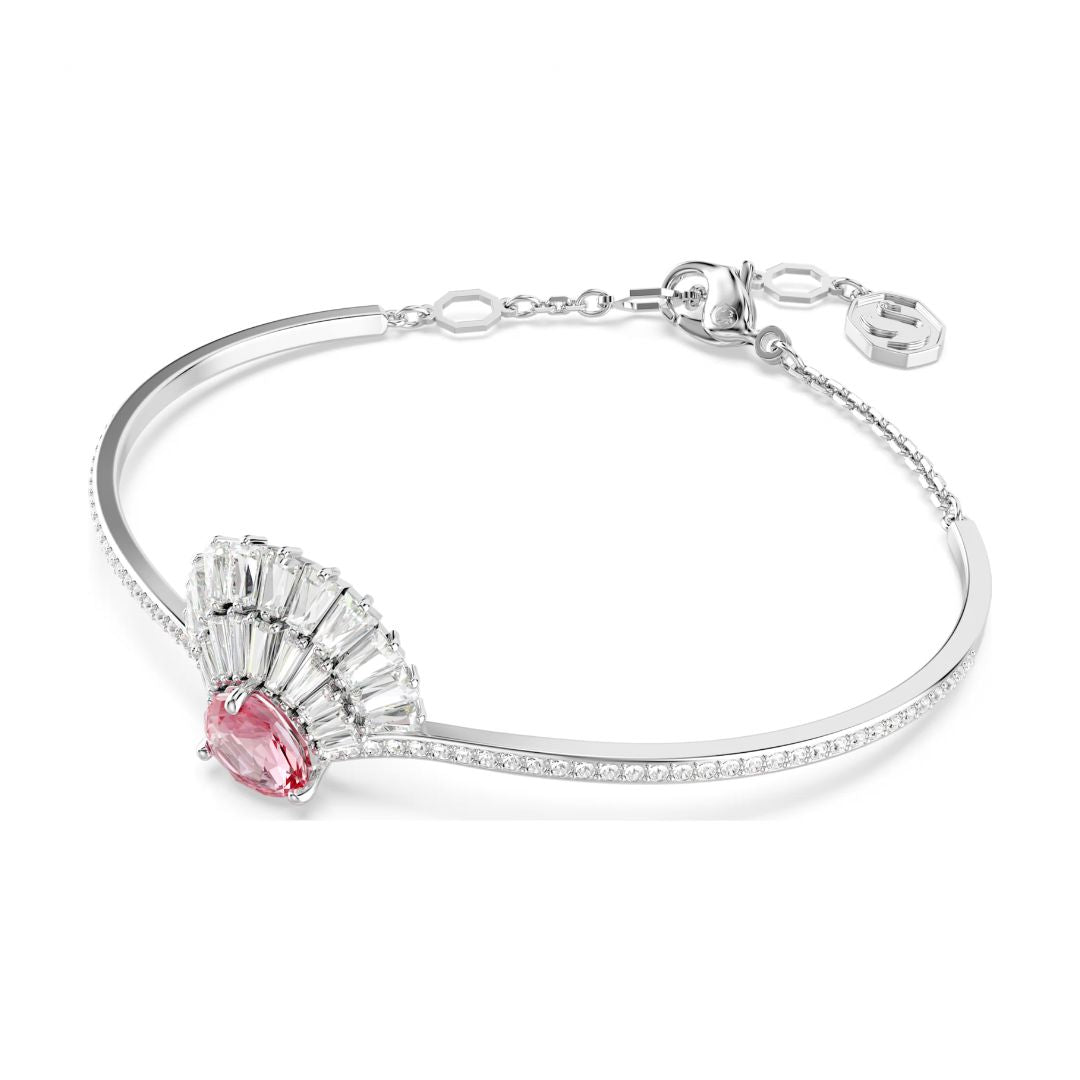 Swarovski Idyllia rannerengas, vaaleanpunainen ja kirkkaat kristallit, 5680298