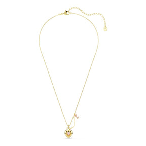 Swarovski Idyllia riipus, keltakullattu ja vaaleanpunaiset kristallit, 5737288