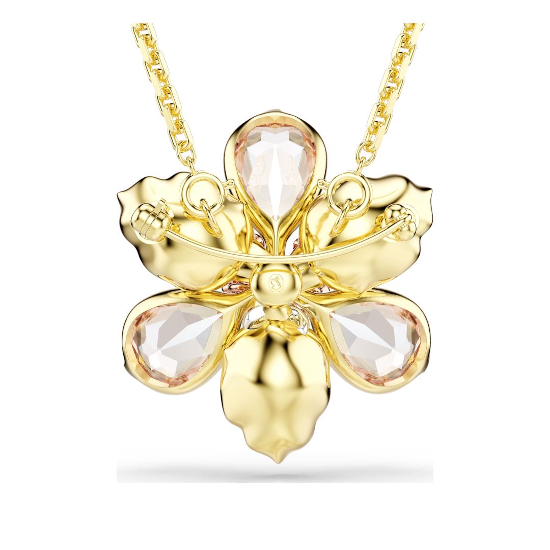Swarovski Idyllia riipus ja rintakoru, keltakullanväri ja eriväriset kristallit 5735227
