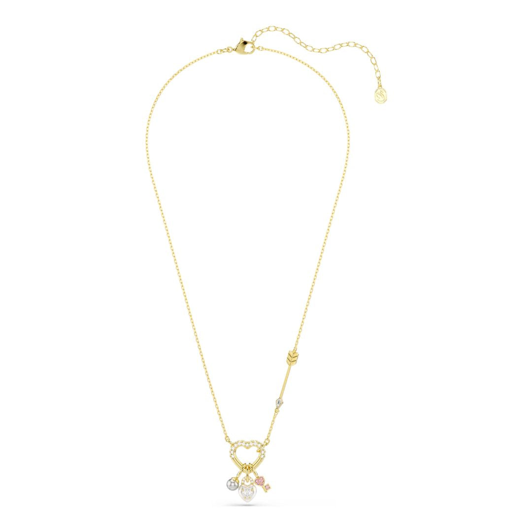 Swarovski Idyllia riipus, keltakullattu, eriväriset kristallit ja zirkonit, 5737290