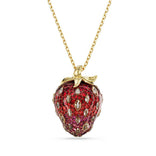 Swarovski Idyllia riipus, keltakullattu ja punaiset kristallit 5742676