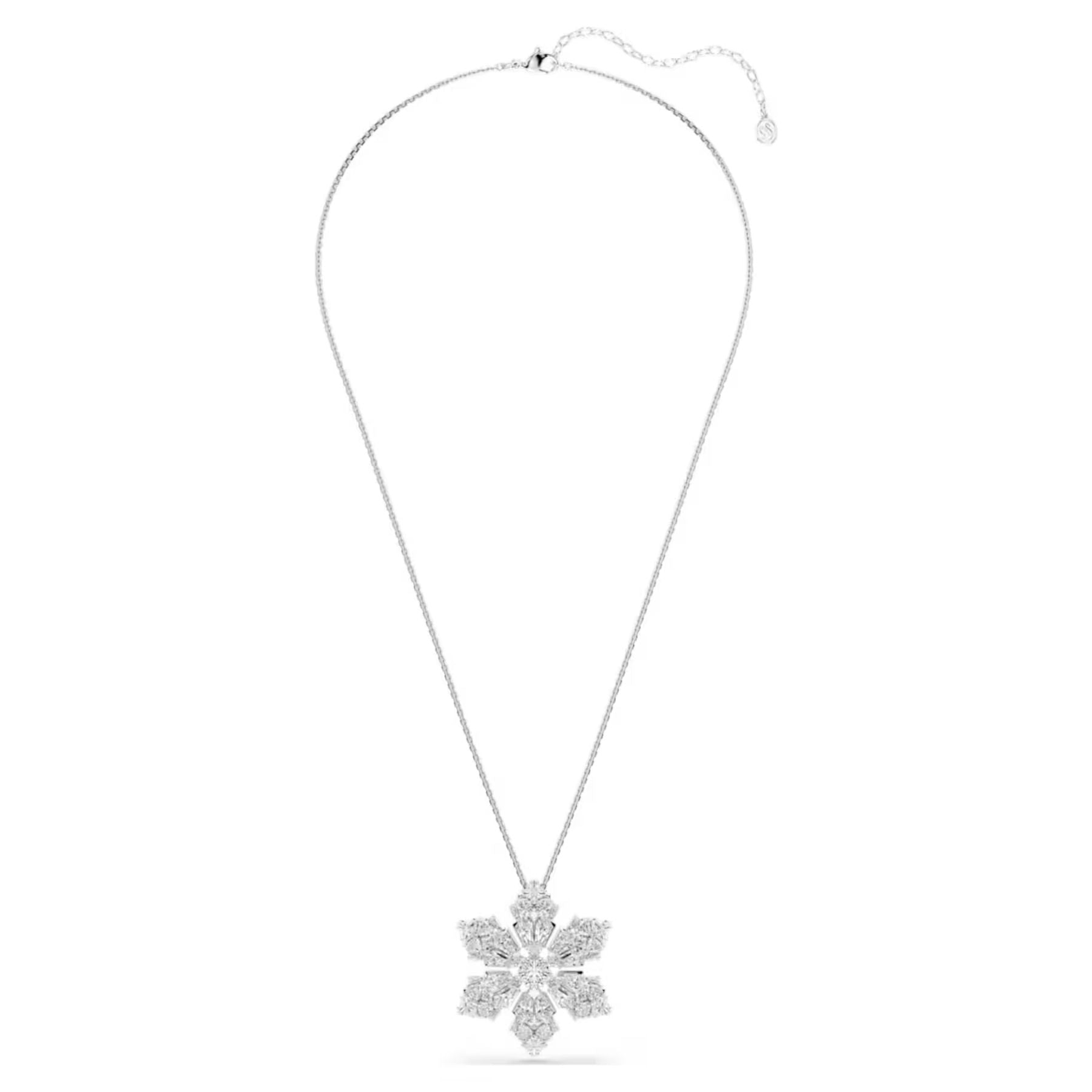 Swarovski Idyllia riipus/rintakoru, vaalea metalli ja kirkkaat kristallit, 5754685