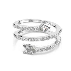 Swarovski Idyllia sormus, kirkkaat kristallit ja zirkonit