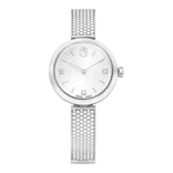 Swarovski Illumina rannekello, hopeanvärinen ja kirkkaat kristallit, 5671205