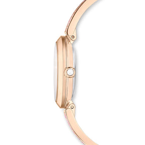 Swarovski Illumina rannekello, ruusukullanväri ja vaaleanpunaiset kristallit, 5678756