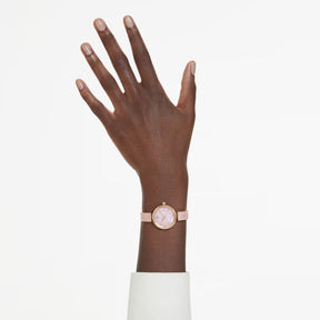 Swarovski Illumina rannekello, ruusukullanväri ja vaaleanpunaiset kristallit, 5678756