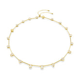 Swarovski Imber Tennis kaulakoru, keltakullanväri ja kirkkaat kristallit, 5705481