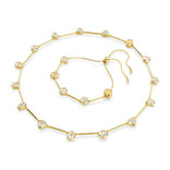 Swarovski Imber Tennis kaulakoru, keltakullanväri ja kirkkaat kristallit, 5705481