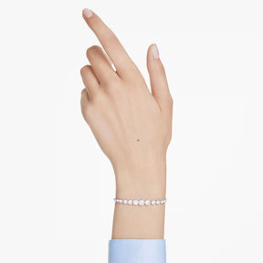 Swarovski Imber Tennis rannekoru, vaalea metalli ja kirkkaat kristallit, 5705451
