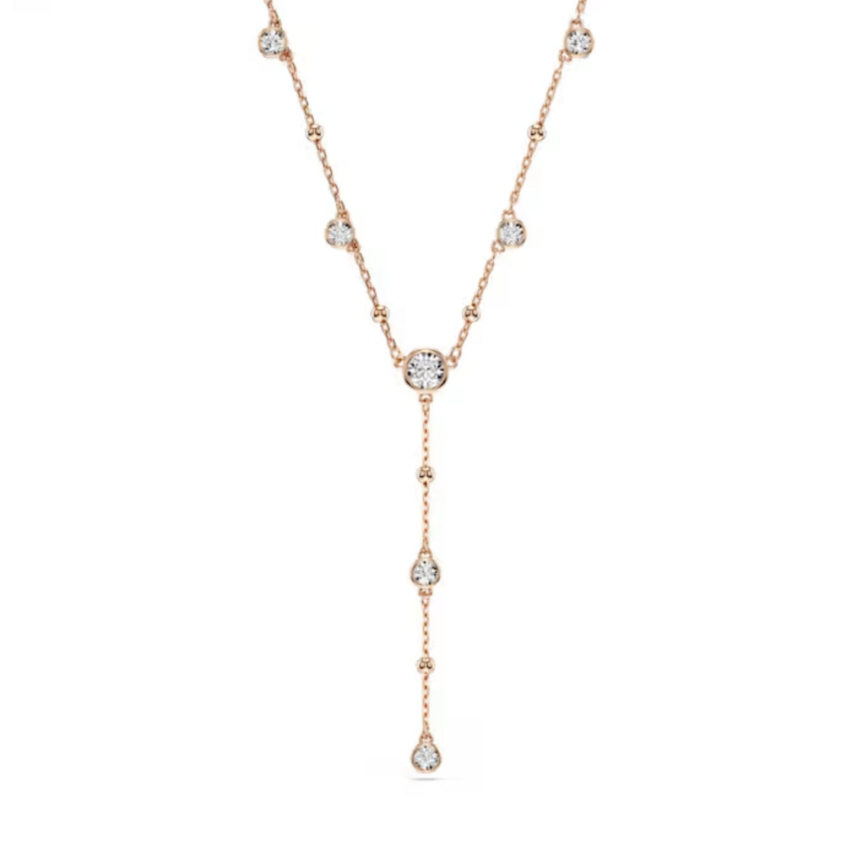 Swarovski Imber Y kaulakoru, rosekullattu, kirkkaat kristallit, 5763813
