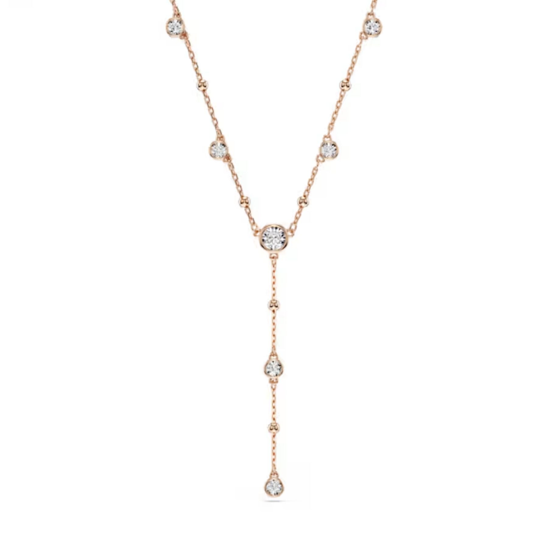 Swarovski Imber Y kaulakoru, rosekullattu, kirkkaat kristallit, 5763813